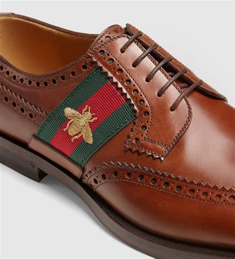 brown Gucci shoes for men